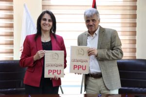 Palestine Polytechnic University (PPU) - توقيع اتفاقية تعاون مشترك بين جامعة بوليتكنك فلسطين ونقابة العلوم المعلوماتية التكنولوجية الفلسطينية