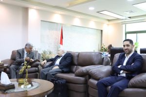 Palestine Polytechnic University (PPU) - جامعة بوليتكنك فلسطين تستقبل مدير المؤسسة العالمية لمساعدة الطلبة العرب