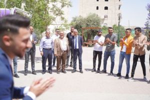 Palestine Polytechnic University (PPU) - جامعة بوليتكنك فلسطين تستقبل رجل الأعمال الفلسطيني باسم حشمة