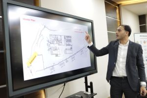 Palestine Polytechnic University (PPU) - جامعة بوليتكنك فلسطين وشركة المُجمع الطبي العربي وصندوق الاستثمار الفلسطيني يبحثان الخطط المُستقبلية للمُستشفى التعليمي بجامعة بوليتكنك فلسطين
