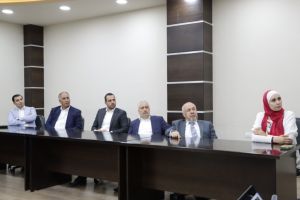 Palestine Polytechnic University (PPU) - جامعة بوليتكنك فلسطين وشركة المُجمع الطبي العربي وصندوق الاستثمار الفلسطيني يبحثان الخطط المُستقبلية للمُستشفى التعليمي بجامعة بوليتكنك فلسطين