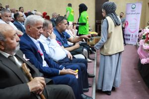 Palestine Polytechnic University (PPU) - جامعة بوليتكنك فلسطين وجمعية مرضى السرطان الخيرية بالخليل تطلقان حملة أكتوبر الوردي للتوعية بسرطان الثدي