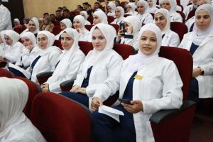 Palestine Polytechnic University (PPU) - جامعة بوليتكنك فلسطين تحتفل بأداء القسم التمريضي لطلبة كلية التمريض