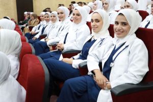 Palestine Polytechnic University (PPU) - جامعة بوليتكنك فلسطين تحتفل بأداء القسم التمريضي لطلبة كلية التمريض