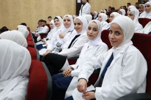 Palestine Polytechnic University (PPU) - جامعة بوليتكنك فلسطين تحتفل بأداء القسم التمريضي لطلبة كلية التمريض