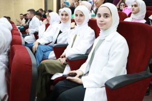 Palestine Polytechnic University (PPU) - جامعة بوليتكنك فلسطين تحتفل بأداء القسم التمريضي لطلبة كلية التمريض