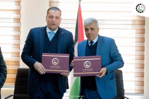 Palestine Polytechnic University (PPU) - توقيع اتفاقية تعاون بين جامعة بوليتكنك فلسطين وهيئة تسوية الأراضي والمياه