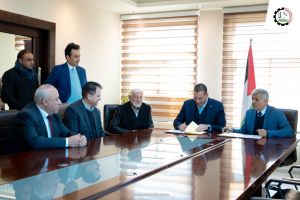 Palestine Polytechnic University (PPU) - توقيع اتفاقية تعاون بين جامعة بوليتكنك فلسطين وهيئة تسوية الأراضي والمياه