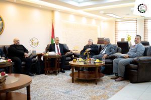 Palestine Polytechnic University (PPU) - استقبال  رئيس جامعة فلسطين التقنية- خضوري