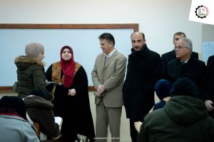 Palestine Polytechnic University (PPU) - إدارة جامعة بوليتكنك فلسطين تقوم بجولة تفقدية لقاعات الامتحانات النهائية للفصل الدراسي الأول 2022/2023