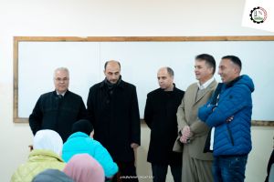 Palestine Polytechnic University (PPU) - إدارة جامعة بوليتكنك فلسطين تقوم بجولة تفقدية لقاعات الامتحانات النهائية للفصل الدراسي الأول 2022/2023