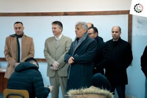 Palestine Polytechnic University (PPU) - إدارة جامعة بوليتكنك فلسطين تقوم بجولة تفقدية لقاعات الامتحانات النهائية للفصل الدراسي الأول 2022/2023