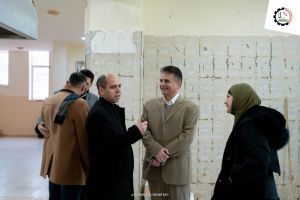 Palestine Polytechnic University (PPU) - إدارة جامعة بوليتكنك فلسطين تقوم بجولة تفقدية لقاعات الامتحانات النهائية للفصل الدراسي الأول 2022/2023