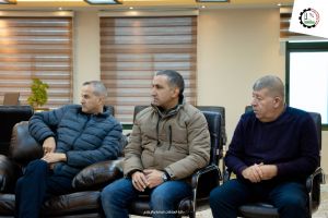 Palestine Polytechnic University (PPU) - رئيس جامعة بوليتكنك فلسطين يستقبل كتلة العطاء في انتخابات غرفة تجارة وصناعة وزراعة الخليل