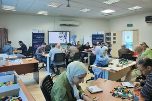 Palestine Polytechnic University (PPU) - جامعة بوليتكنك فلسطين ومؤسسة أصيل ينظمان تدريباً بعنوان التفكير التصميمي باستخدام الليجو