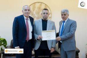 Palestine Polytechnic University (PPU) -  جامعة بوليتكنك فلسطين ووزارة الاتصالات وتكنولوجيا المعلومات تكرم طلبتها المبدعين