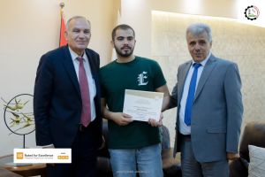 Palestine Polytechnic University (PPU) -  جامعة بوليتكنك فلسطين ووزارة الاتصالات وتكنولوجيا المعلومات تكرم طلبتها المبدعين
