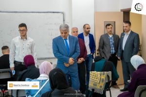 Palestine Polytechnic University (PPU) - إدارة جامعة بوليتكنك فلسطين تقوم بجولة تفقدية لقاعات الامتحانات النهائية للفصل الدراسي الثاني 2023/2022
