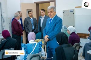 Palestine Polytechnic University (PPU) - إدارة جامعة بوليتكنك فلسطين تقوم بجولة تفقدية لقاعات الامتحانات النهائية للفصل الدراسي الثاني 2023/2022