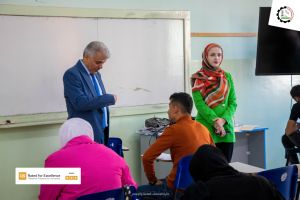 Palestine Polytechnic University (PPU) - إدارة جامعة بوليتكنك فلسطين تقوم بجولة تفقدية لقاعات الامتحانات النهائية للفصل الدراسي الثاني 2023/2022