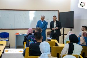 Palestine Polytechnic University (PPU) - إدارة جامعة بوليتكنك فلسطين تقوم بجولة تفقدية لقاعات الامتحانات النهائية للفصل الدراسي الثاني 2023/2022