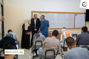 Palestine Polytechnic University (PPU) - إدارة جامعة بوليتكنك فلسطين تقوم بجولة تفقدية لقاعات الامتحانات النهائية للفصل الدراسي الثاني 2023/2022
