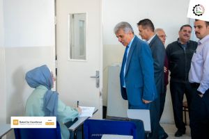 Palestine Polytechnic University (PPU) - إدارة جامعة بوليتكنك فلسطين تقوم بجولة تفقدية لقاعات الامتحانات النهائية للفصل الدراسي الثاني 2023/2022