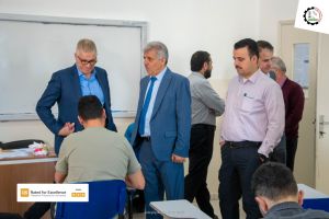 Palestine Polytechnic University (PPU) - إدارة جامعة بوليتكنك فلسطين تقوم بجولة تفقدية لقاعات الامتحانات النهائية للفصل الدراسي الثاني 2023/2022