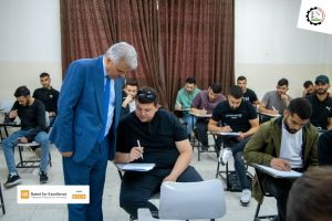 Palestine Polytechnic University (PPU) - إدارة جامعة بوليتكنك فلسطين تقوم بجولة تفقدية لقاعات الامتحانات النهائية للفصل الدراسي الثاني 2023/2022