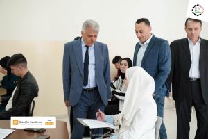 Palestine Polytechnic University (PPU) - إدارة جامعة بوليتكنك فلسطين تقوم بجولة تفقدية لقاعات الامتحانات النهائية للفصل الدراسي الثاني 2023/2022