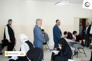 Palestine Polytechnic University (PPU) - إدارة جامعة بوليتكنك فلسطين تقوم بجولة تفقدية لقاعات الامتحانات النهائية للفصل الدراسي الثاني 2023/2022
