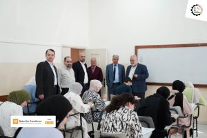 Palestine Polytechnic University (PPU) - إدارة جامعة بوليتكنك فلسطين تقوم بجولة تفقدية لقاعات الامتحانات النهائية للفصل الدراسي الثاني 2023/2022