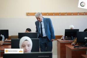 Palestine Polytechnic University (PPU) - إدارة جامعة بوليتكنك فلسطين تقوم بجولة تفقدية لقاعات الامتحانات النهائية للفصل الدراسي الثاني 2023/2022