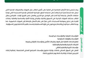 Palestine Polytechnic University (PPU) - نشرات البرامج الأكاديمية لكلية العلوم الإدارية ونظم المعلومات