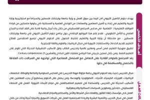 Palestine Polytechnic University (PPU) - نشرات البرامج الأكاديمية لكلية العلوم الإنسانية والتربوية