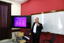 Palestine Polytechnic University (PPU) - اللجنة العلمية في كلية العلوم التطبيقية تعقد محاضرة علمية بعنوان التعلم المستند إلى نظرية الدماغ ( BRAIN-BASED EDUCATION )