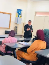 Palestine Polytechnic University (PPU) - اللجنة العلمية في كلية العلوم التطبيقية في جامعة بوليتكنك فلسطين تعقد محاضرة علمية بعنوان "الفنون والتطور المعرفي عبر التاريخ"