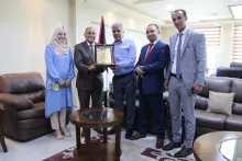 Palestine Polytechnic University (PPU) - جامعة بوليتكنك فلسطين تستقبل وفدا من البنك الاسلامي الفلسطيني