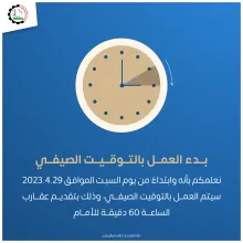 Palestine Polytechnic University (PPU) - إعلان بدء العمل بالتوقيت الصيفي