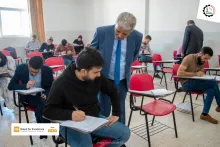 Palestine Polytechnic University (PPU) - إدارة جامعة بوليتكنك فلسطين تقوم بجولة تفقدية لقاعات الامتحانات النهائية للفصل الدراسي الثاني 2023/2022