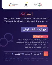Palestine Polytechnic University (PPU) - إعلان عن التسجيل في ورشة العمل Negotiations Skills – مهارات التفاوض