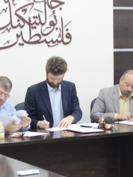 Palestine Polytechnic University (PPU) - Palestine Polytechnic University signs A Cooperation Agreement with CESVI  and the Italian Agency for Cooperation and Development