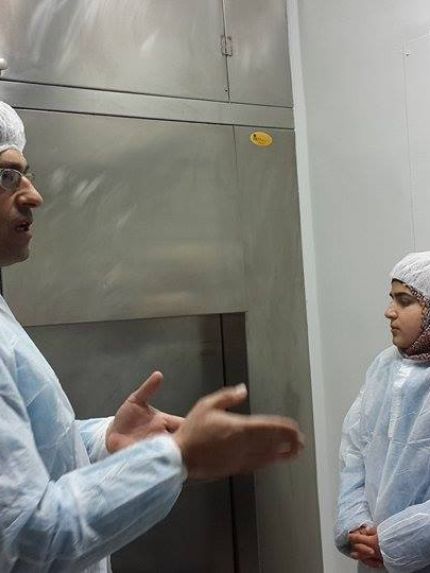 Palestine Polytechnic University (PPU) - جامعة بوليتكنك فلسطين تنظم جولة ميدانية لشركة القدس للمستحضرات الطبية