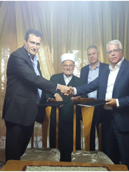 Palestine Polytechnic University (PPU) - تحت رعاية الشيخ الدكتور عكرمة صبري توقيع اتفاقية تعاون بين "جامعة بوليتكنك فلسطين" و"كلية الشهاب المقدسي"