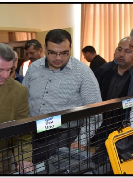 Palestine Polytechnic University (PPU) - جامعة بوليتكنك فلسطين تستقبل وفدا من التجمع العنقودي