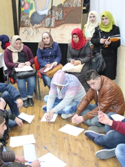Palestine Polytechnic University (PPU) - جامعة بوليتكنك فلسطين تعقد ورشة عمل بعنوان" فحص الواقع لبناء الخطة الاستراتيجة الوطنية للشباب" بالتعاون مع المجلس الاعلى للشباب والرياضة