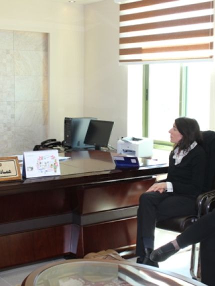 Palestine Polytechnic University (PPU) - جامعة بوليتكنك فلسطين تستقبل مدير بعثة الصليب الأحمر في الجنوب 