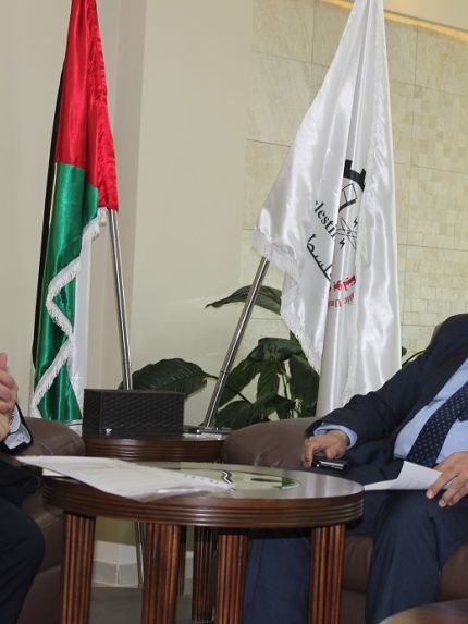 Palestine Polytechnic University (PPU) - جامعة بوليتكنك فلسطين تستقبل وفداً من مشروع الطاقة المتجددة الفلسطيني