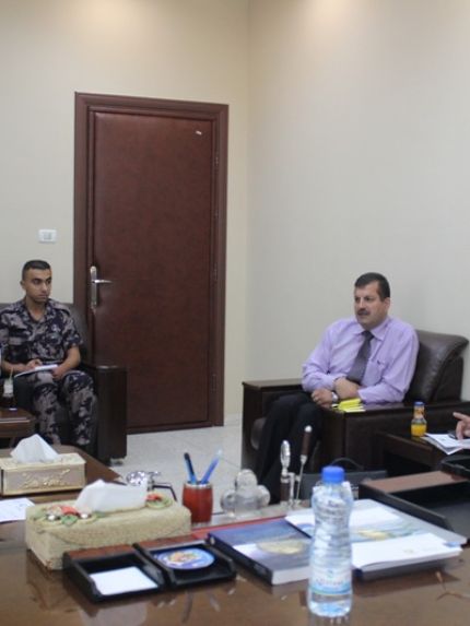 Palestine Polytechnic University (PPU) - جامعة بوليتكنك فلسطين تبحث سبل التعاون المشترك ما بين المركز الوطني الفلسطيني للسلامة والصحة المهنية وحماية البيئة ومديرية الدفاع المدني