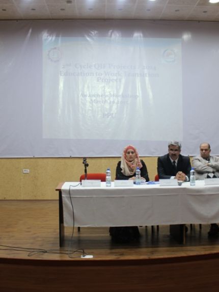 Palestine Polytechnic University (PPU) - ورشة عمل تعريفية حول مشروع الشراكة الحلزونية في جامعة بوليتكنك فلسطين